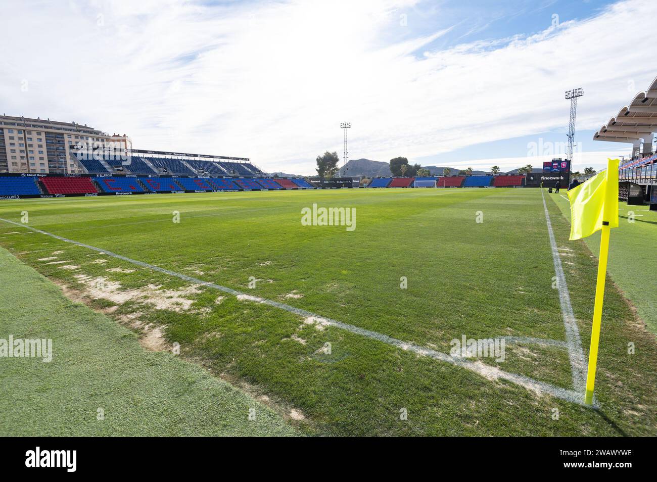 Elda, Spain. 07th Jan, 2024. Elda, Estadi nou Pepico Amat, 07012024