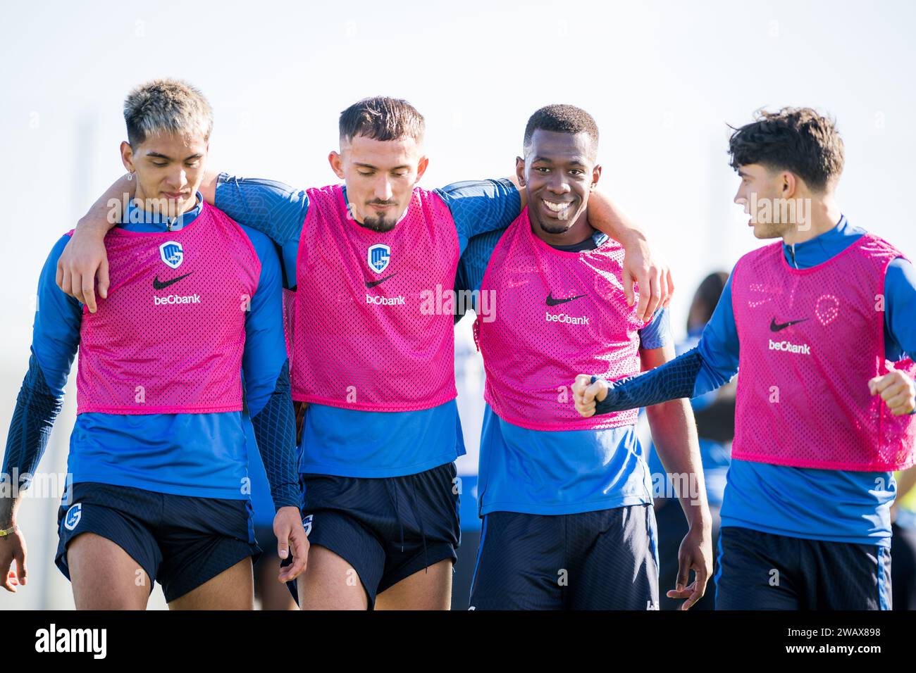 Illustration picture taken during a training session at the winter