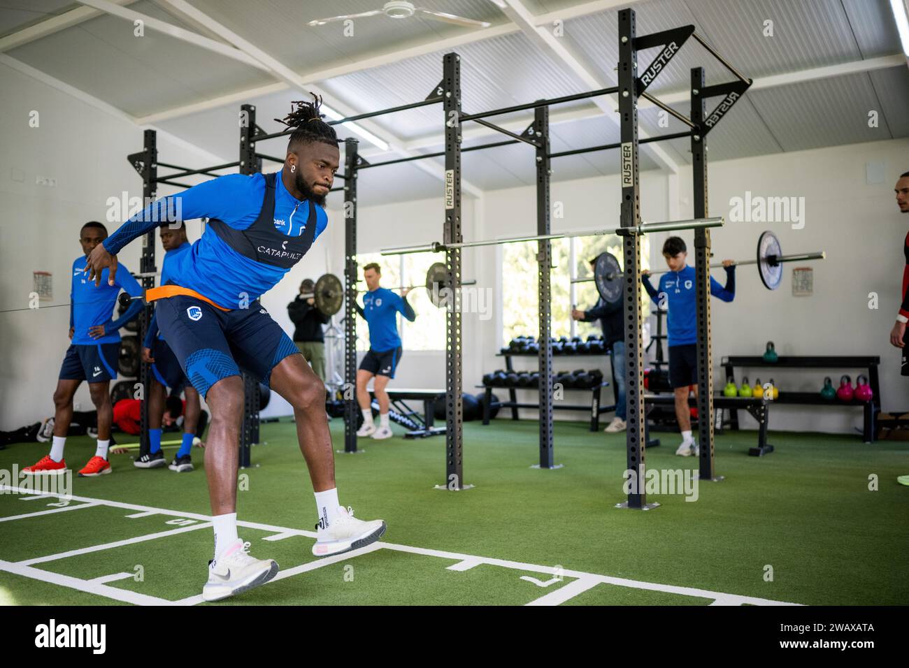 Benidorm, Spain. 07th Jan, 2024. Genk's Tolu Toluwalase Arokodare