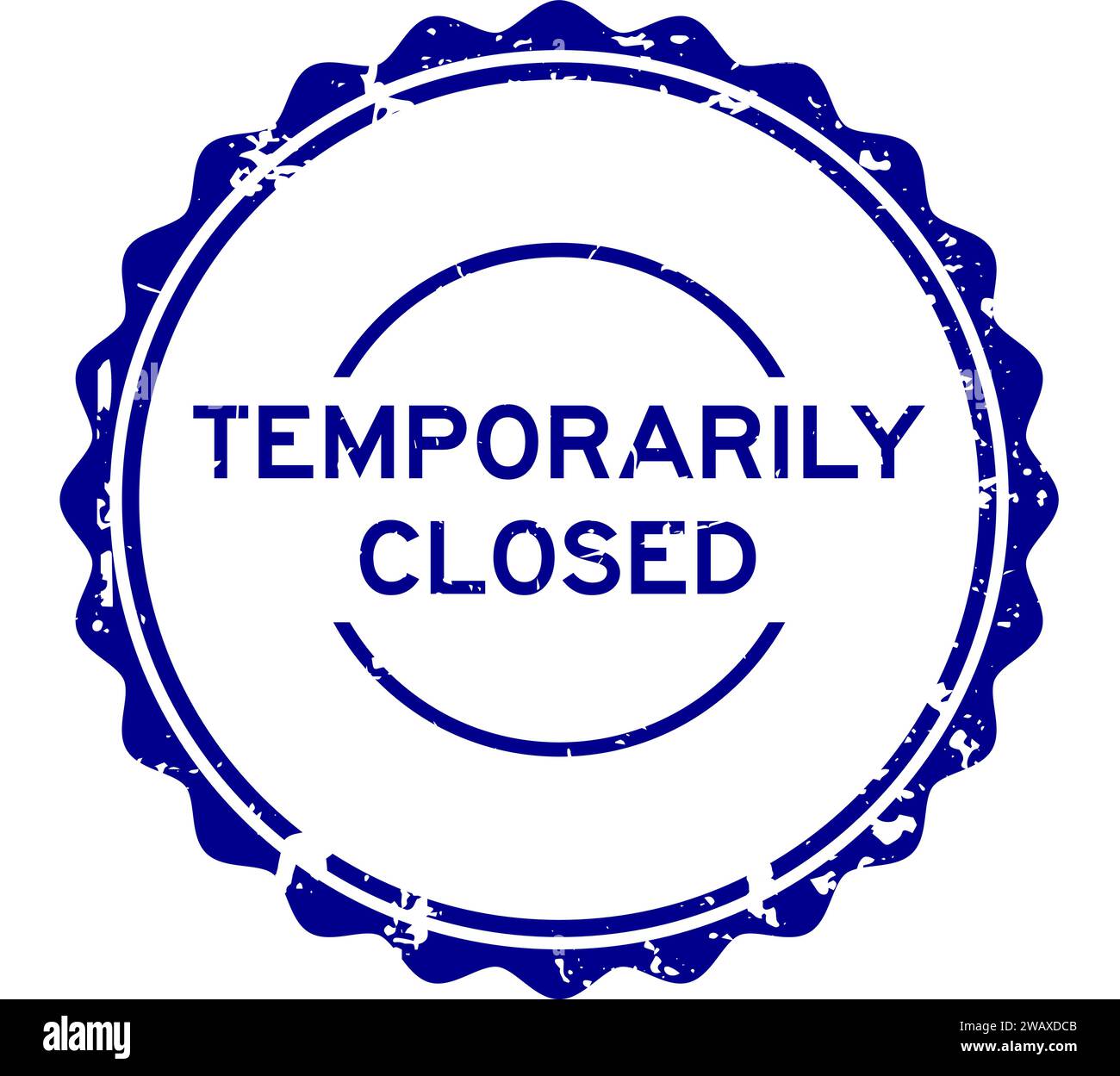 Temporary closing Stock Vector Images Alamy