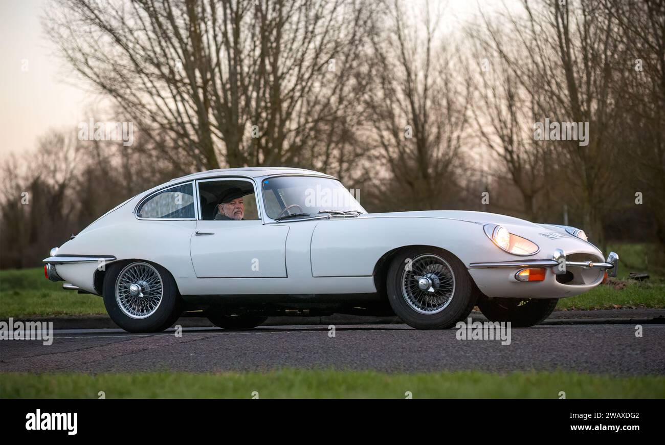 White e type jaguar hi-res stock photography and images - Alamy