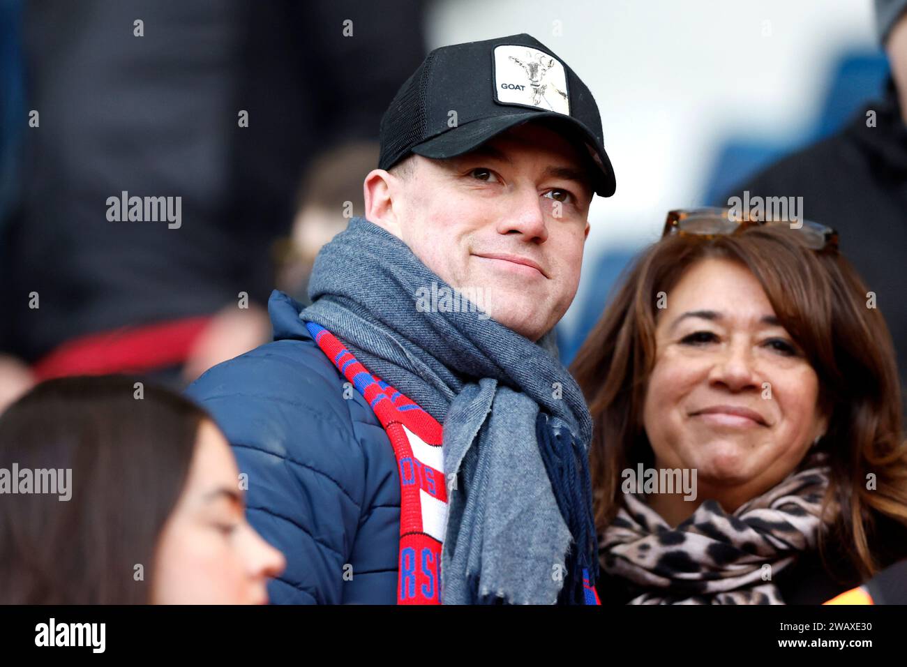 Strictly Come Dancing professional dancer Kai Widdrington ahead of the Emirates FA Cup Third Round match at The Hawthorns, West Bromwich. Picture date: Sunday January 7, 2024. Stock Photo