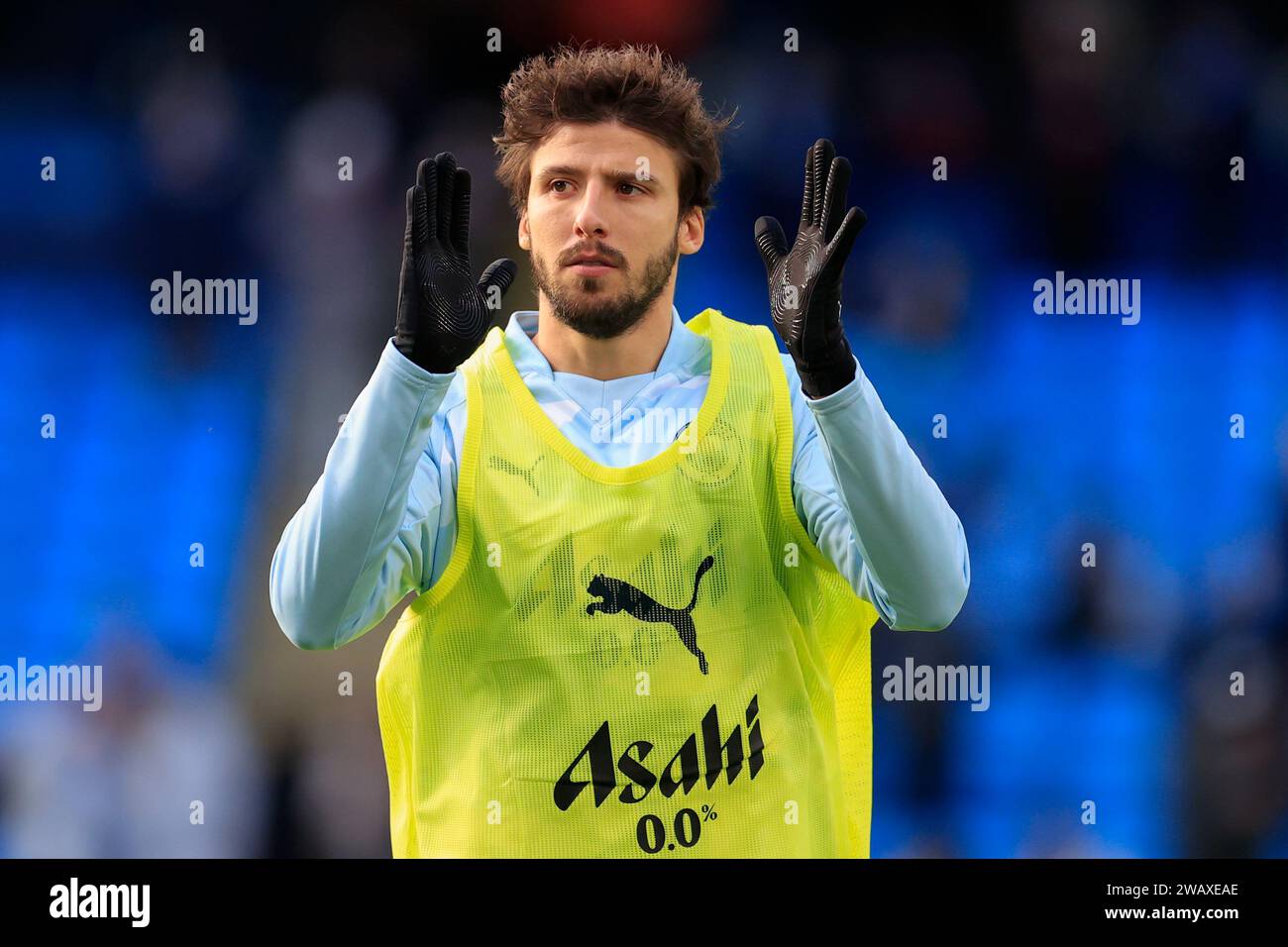 Manchester, UK. 07th Jan, 2024. Ruben Dias of Manchester City during