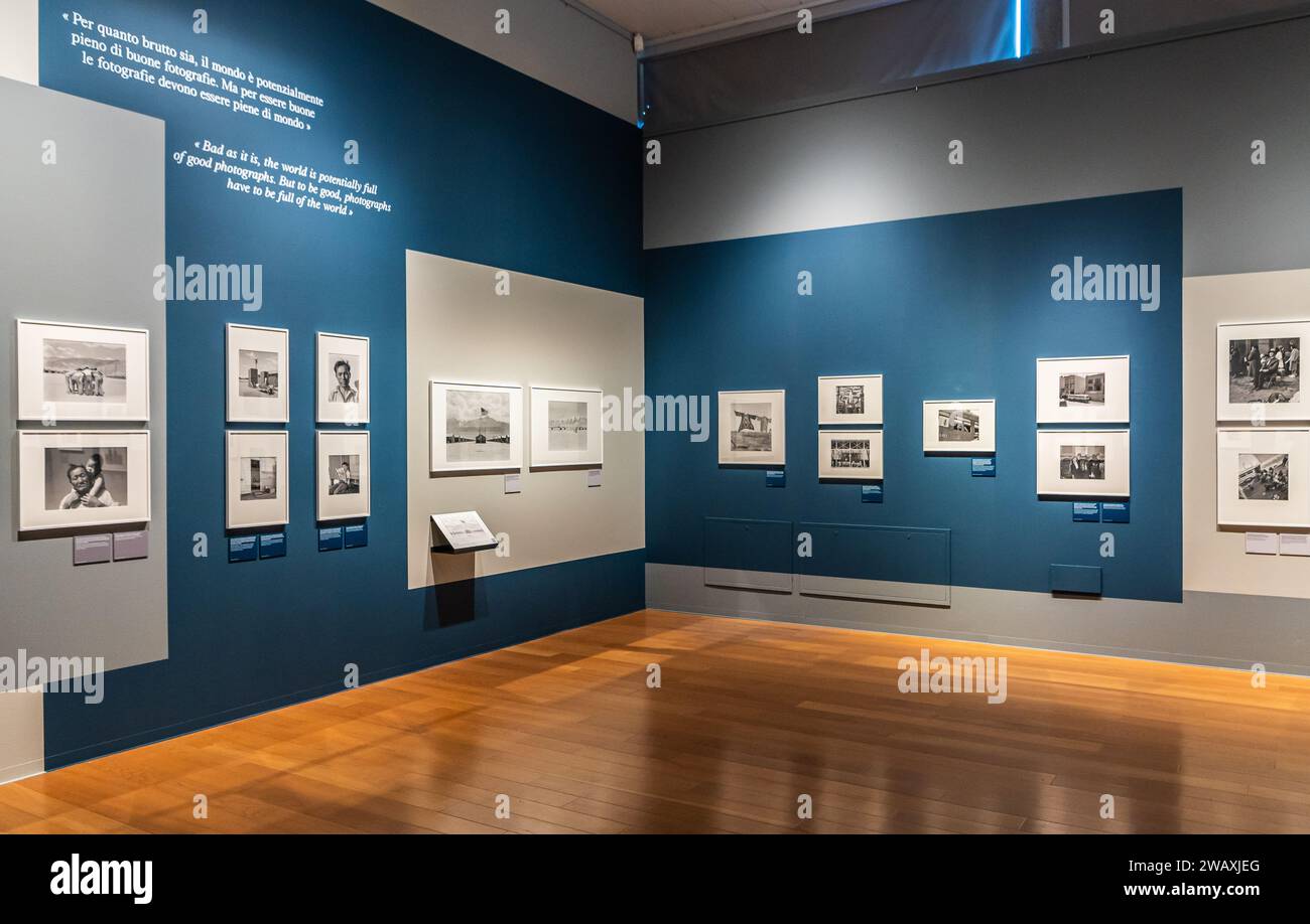 Photographic exhibition of the famous American photographer Dorothea Lange at the Civic Museum of Bassano del Grappa, Veneto region, Italy Stock Photo
