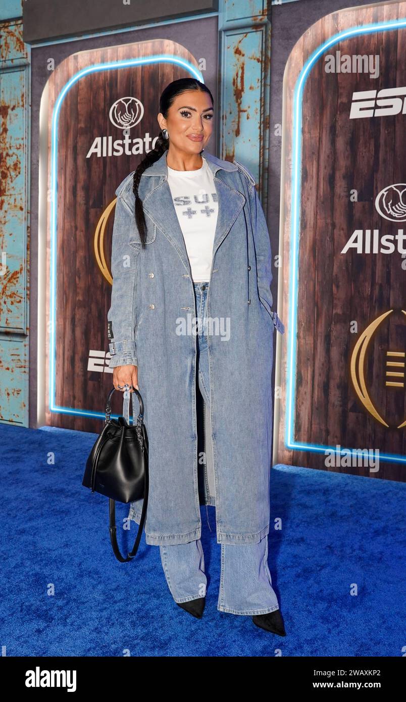 Houston, United States. 06th Jan, 2024. Molly Qerim attends the ESPN and College Football Playoff Allstate Party at the Post in Houston, Texas on January 6, 2024. (Photo By Jerome Hicks/Sipa USA) Credit: Sipa USA/Alamy Live News Stock Photo