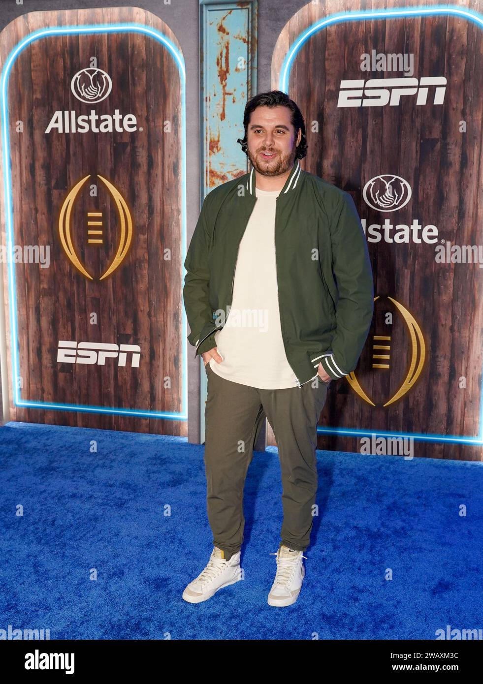 Houston, United States. 06th Jan, 2024. Ravech attends the ESPN and College Football Playoff Allstate Party at the Post in Houston, Texas on January 6, 2024. (Photo By Jerome Hicks/Sipa USA) Credit: Sipa USA/Alamy Live News Stock Photo