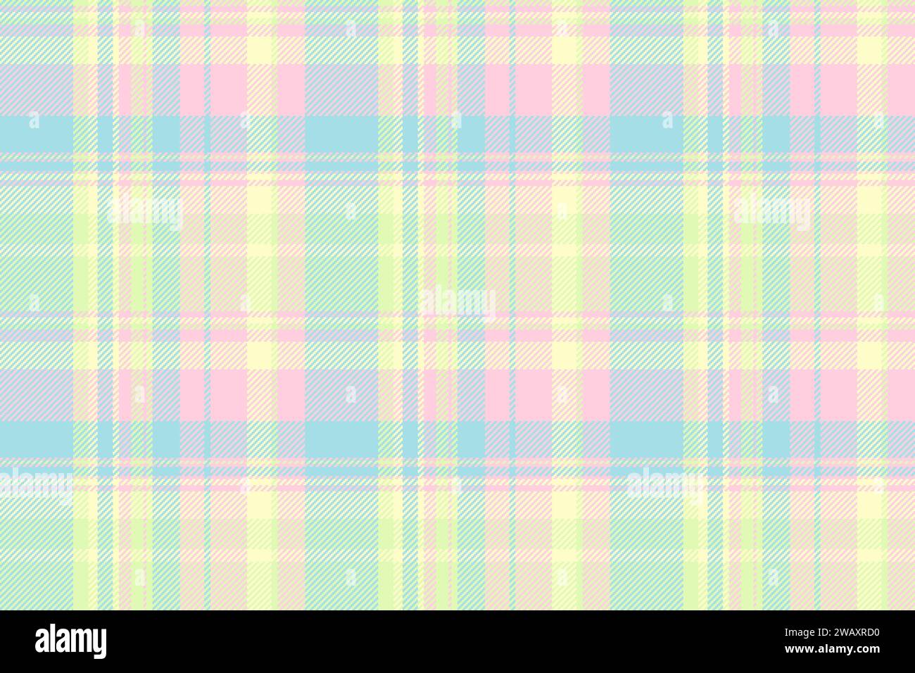 Background plaid pattern of texture textile fabric with a seamless check vector tartan in light and lemon chiffon colors. Stock Vector