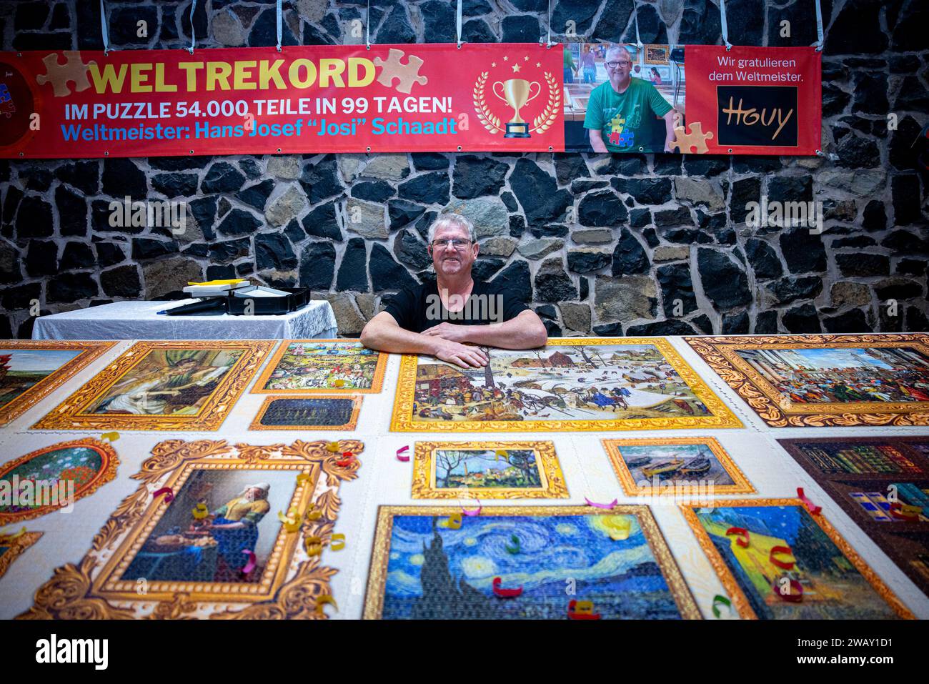 Oberkirchen, Germany. 07th Jan, 2024. HansJosef Schaadt is delighted