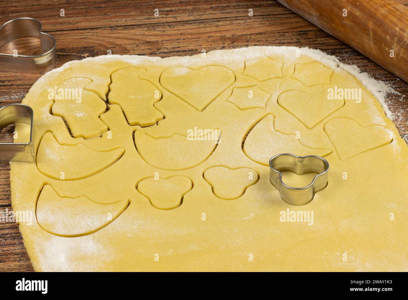 Shaping Shortbread Shortbread shapes hi-res stock photography and images - Alamy