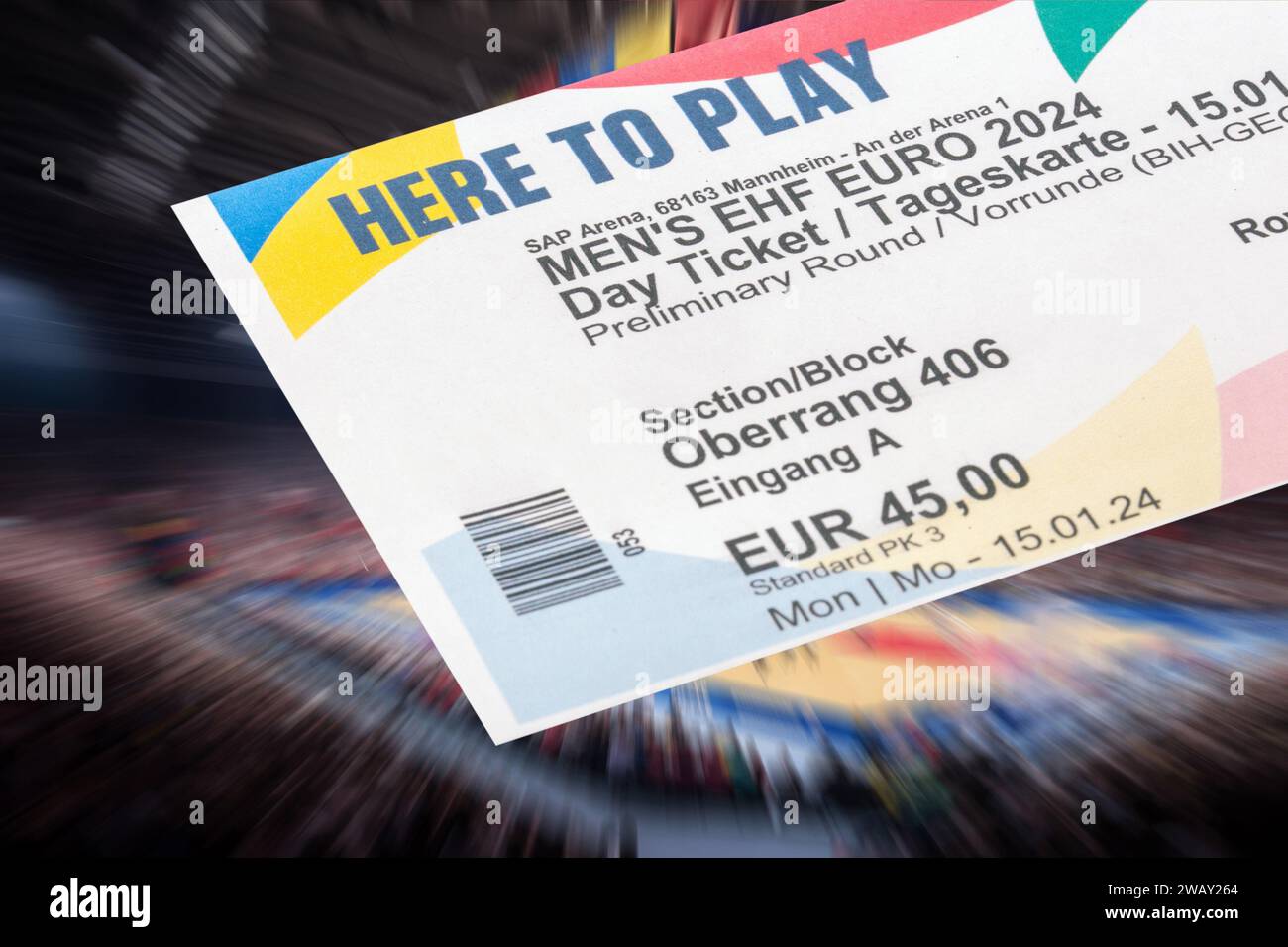 Ticket to the 2025 European Handball Championship exempted in front of