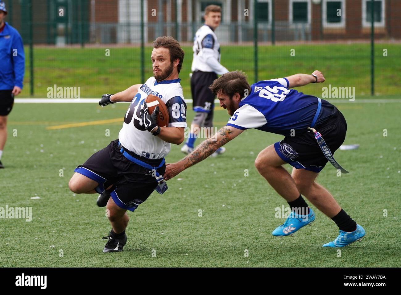 Flag Football UK Stock Photo