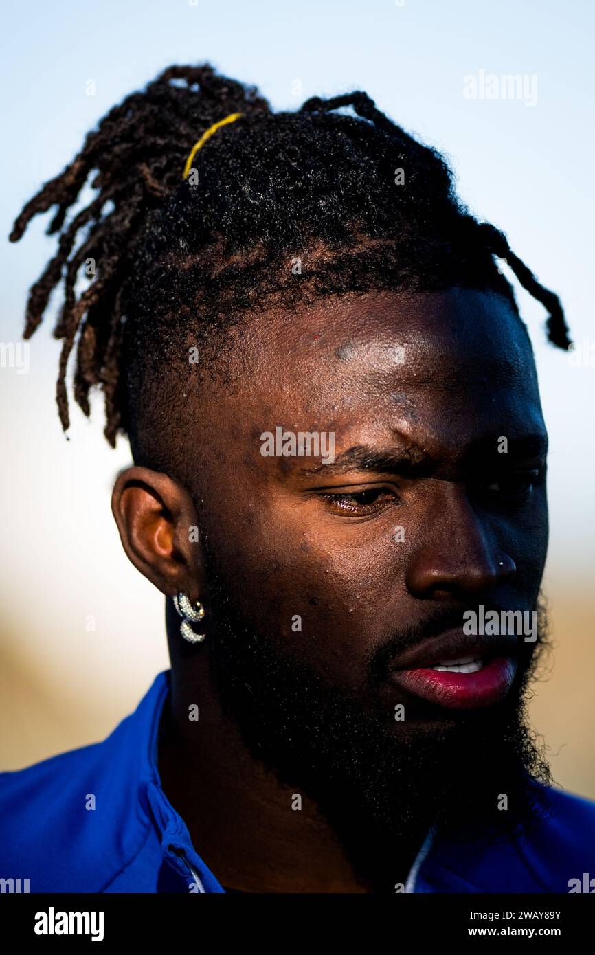 Benidorm, Spain. 07th Jan, 2024. Genk's Tolu Toluwalase Arokodare