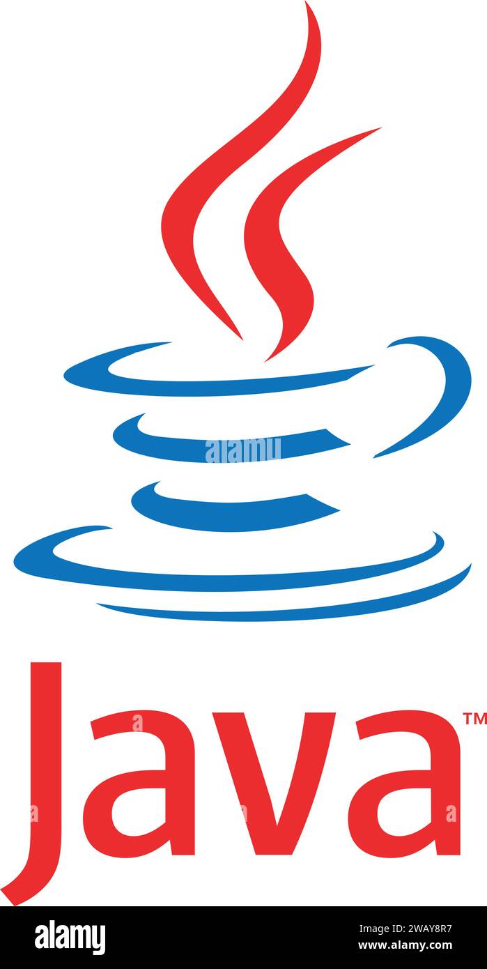 java programming language art |  java logo, java sign Stock Vector