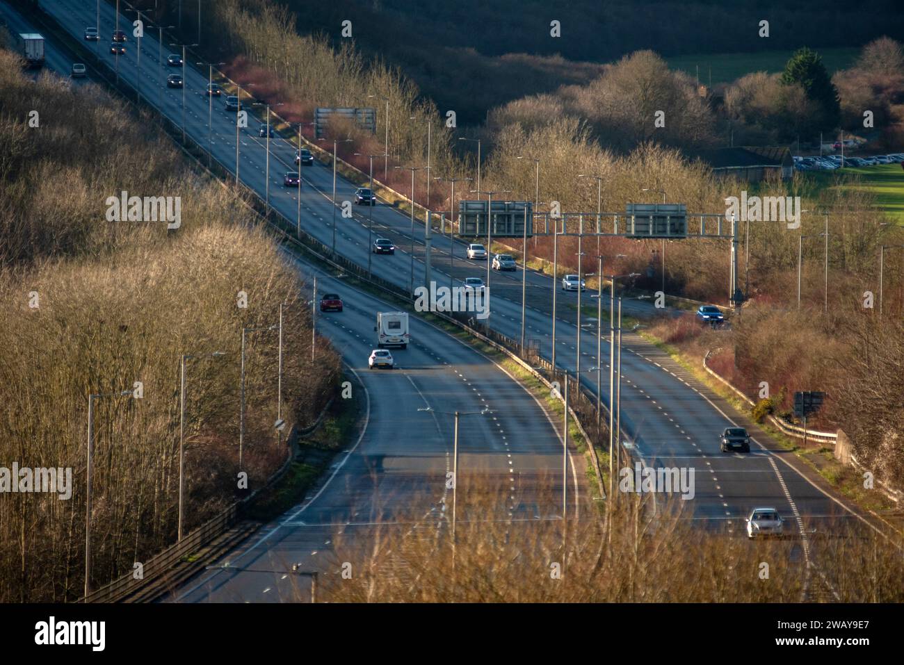 Brighton, January 7th 2024 The A27 Brighton bypass Stock Photo Alamy