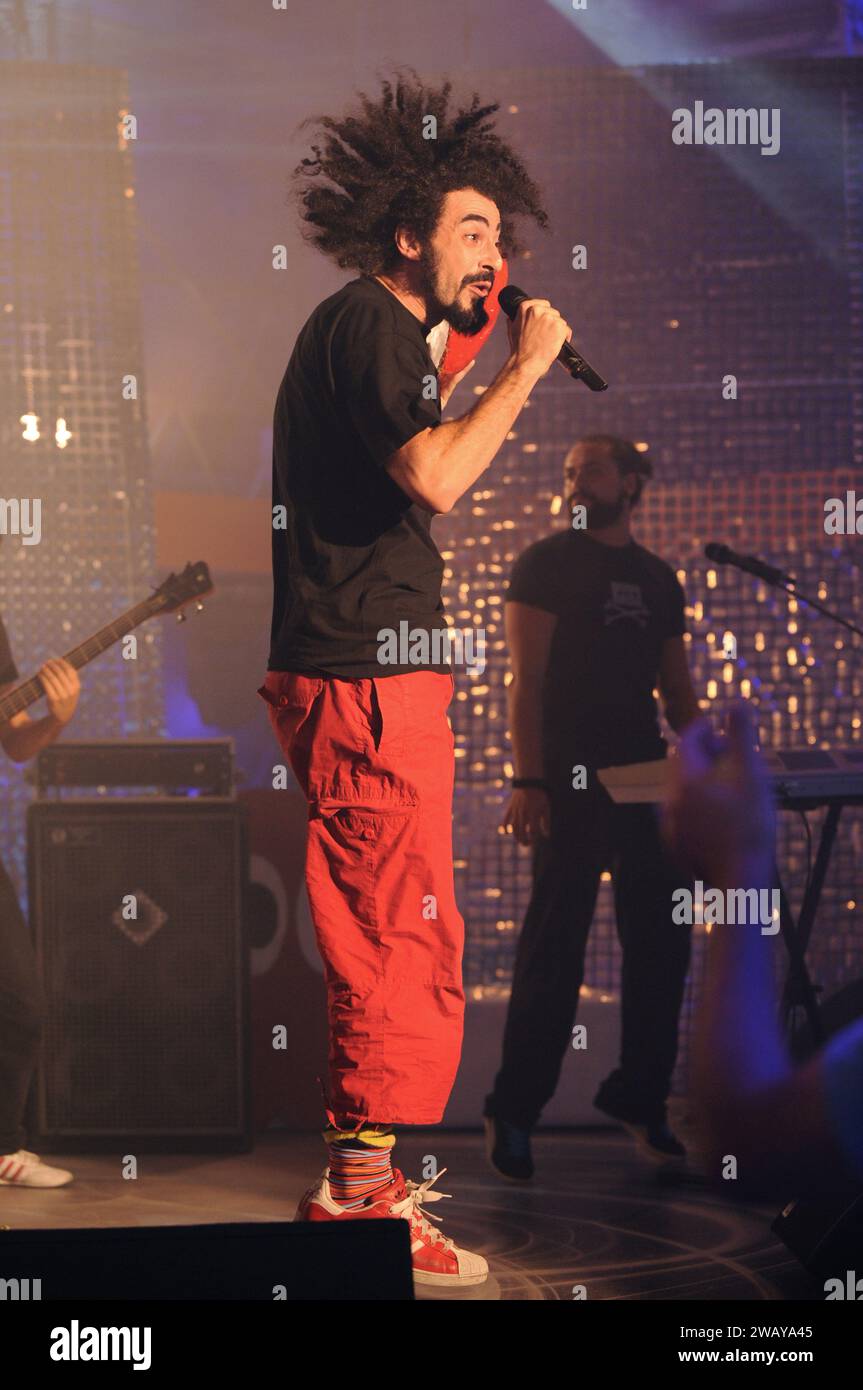 Milan Italy 20080903 Caparezza,Italian singer,during the musical