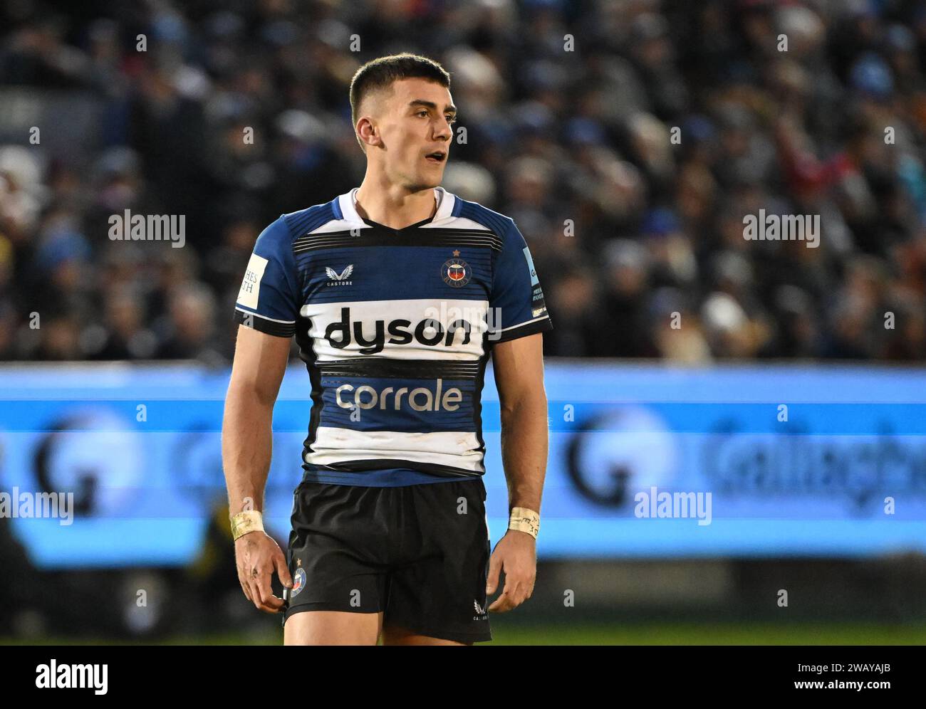 Bath, Somerset, UK. 7th January 2024, The Recreation Ground, Bath ...