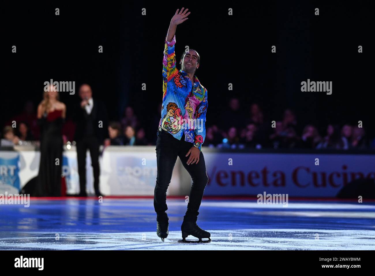 Bologna, Italy. 06th Jan, 2024. Philip Warren greets during 2024 Bol on