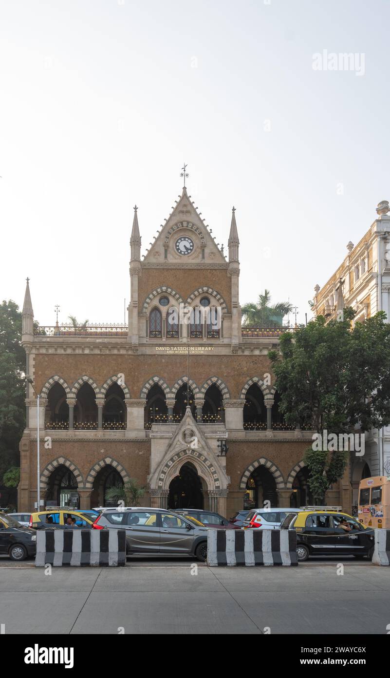 Mumbai, Maharashtra, India, David Sassoon Library and Reading Room in Mumbai, Editorial only. Stock Photo
