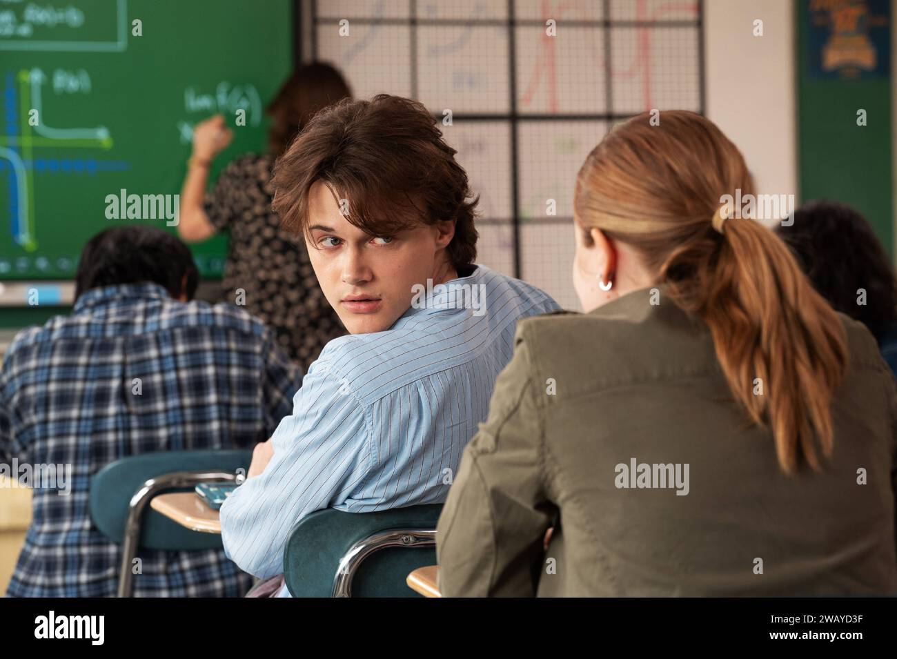 Christopher Briney plays Aaron Samuels in "Mean Girls" (2025) from