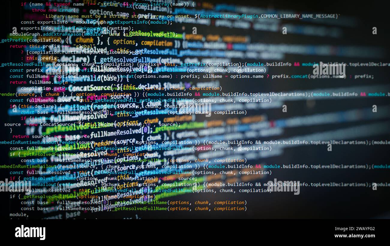 Coding background, Application development and code programming ...