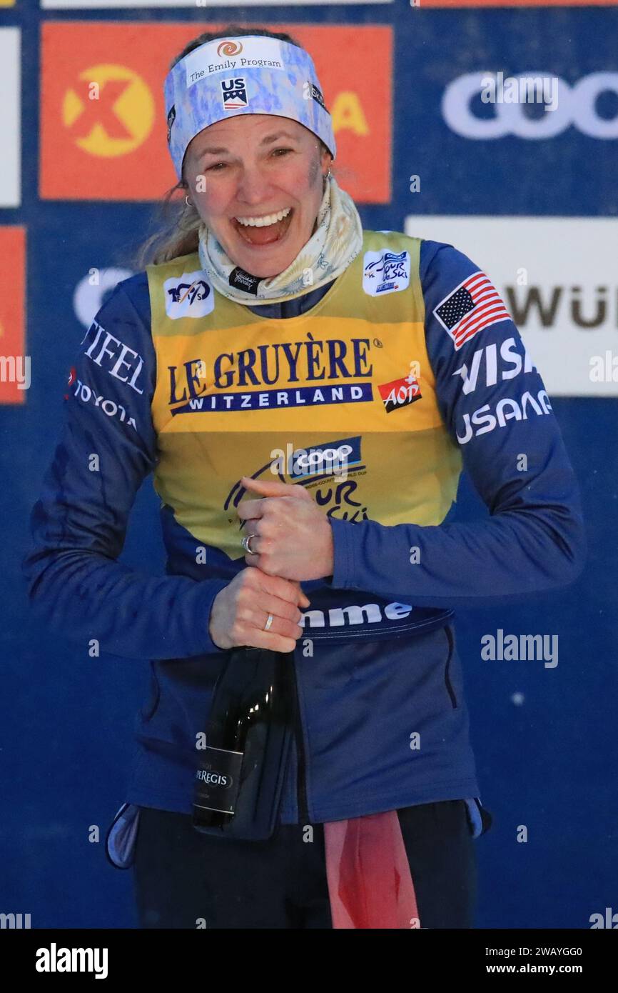 Val Di Fiemme, Trentino, Italy. 7th Jan, 2024. Womens FIS Cross Country
