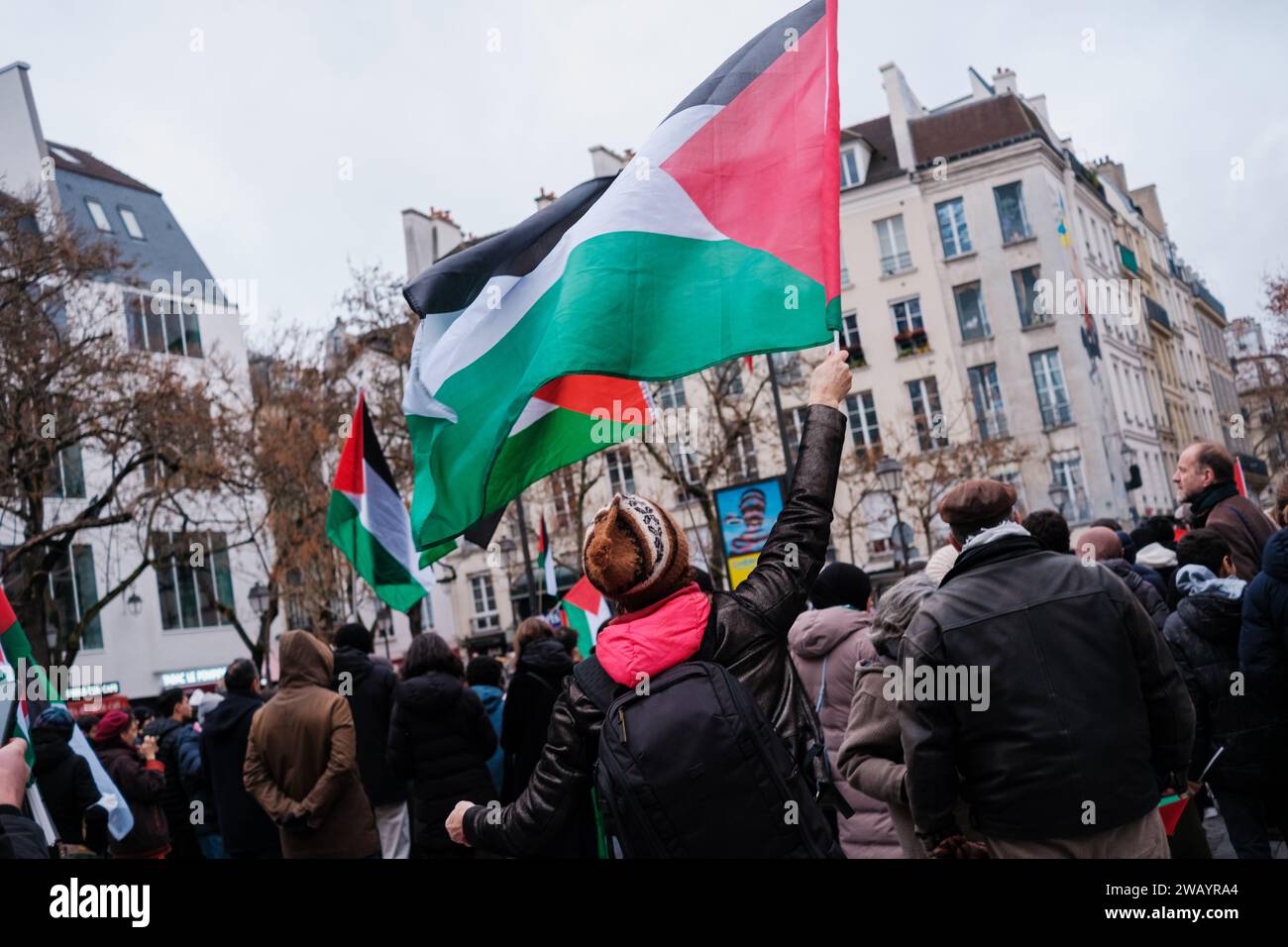 Palestinian national flag hi-res stock photography and images - Alamy