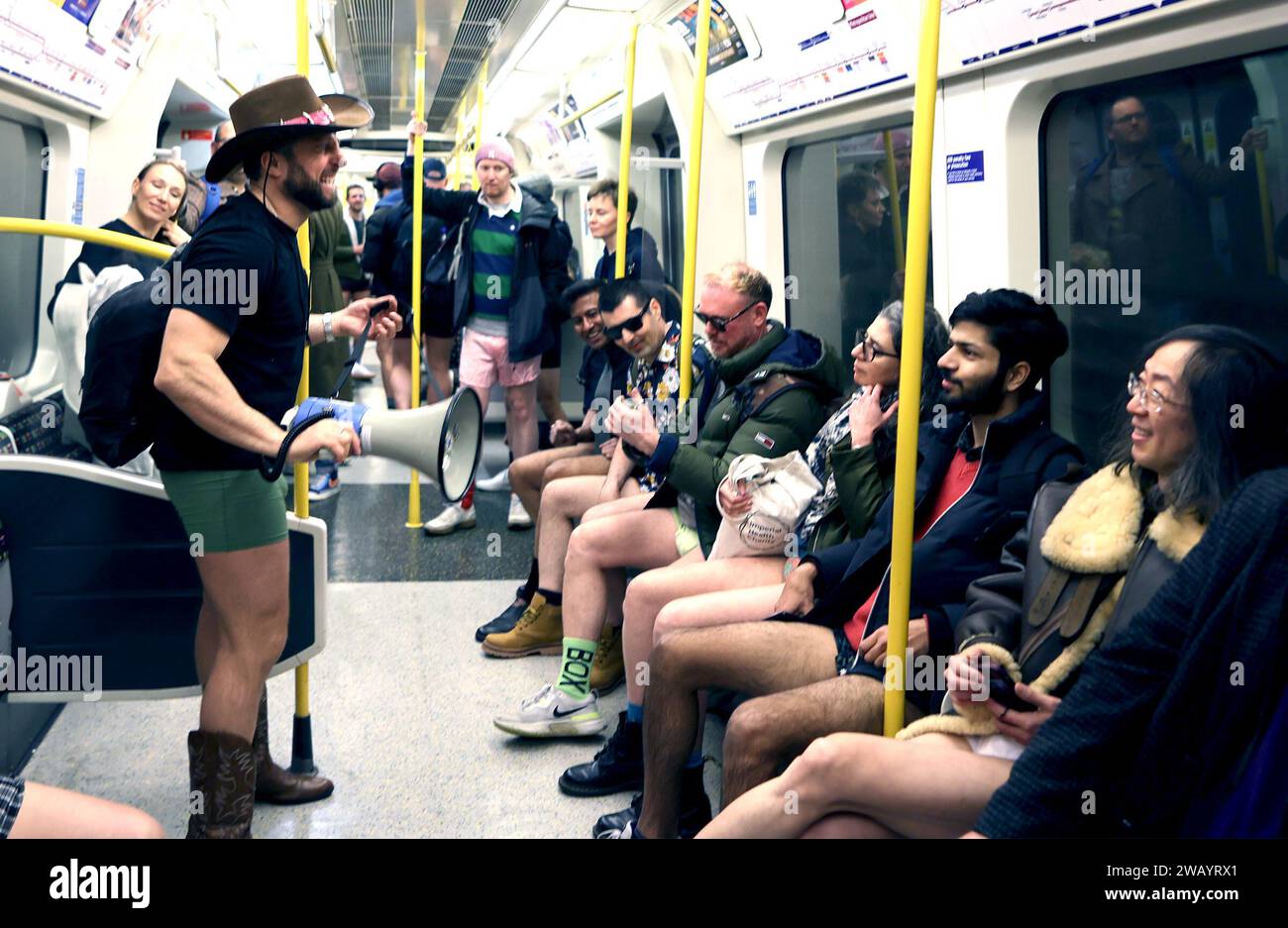 The 11th Annual No Trousers Tube Ride 7th jan 2024 photo by roger