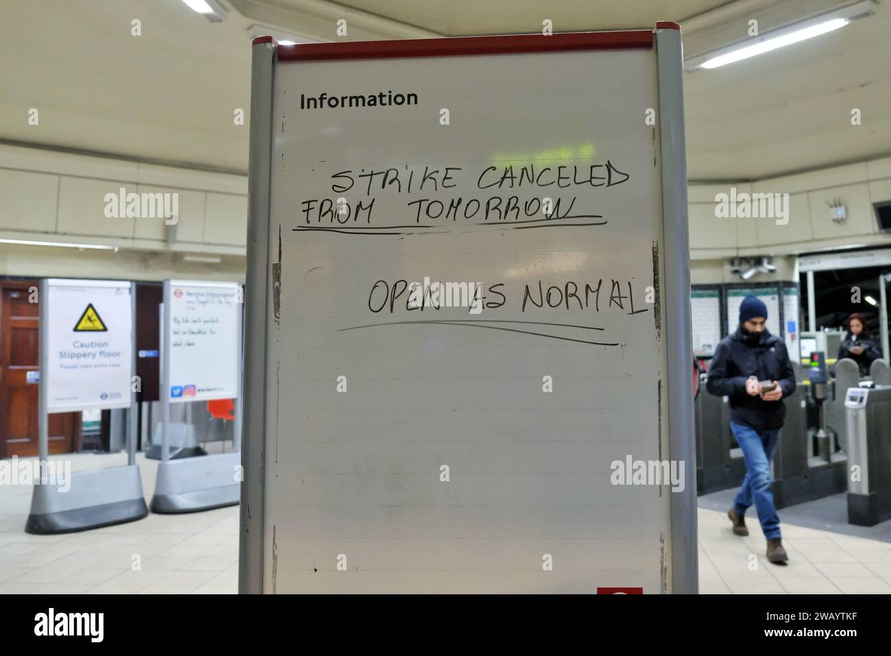 Rail strikes january 2024 hires stock photography and images Alamy