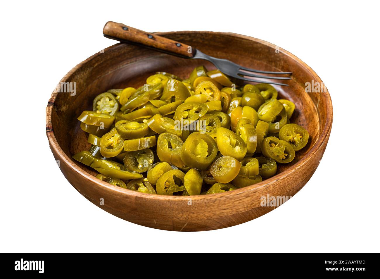 Green jalapenos sliced isolated hi-res stock photography and images - Alamy