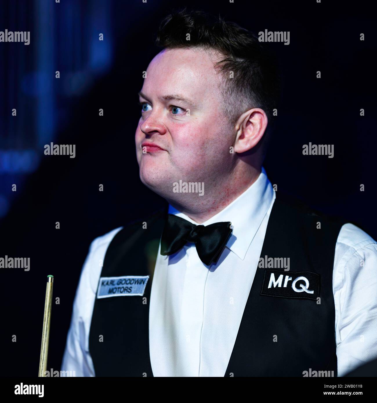 LONDON, UNITED KINGDOM. 07th Jan, 2024. Shaun Murphy enters the arena