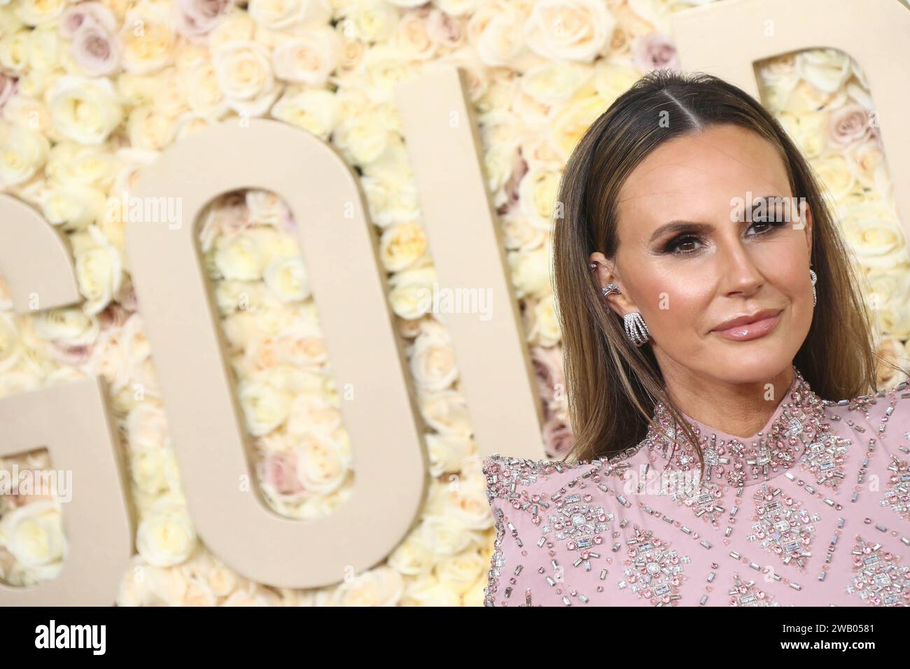 Keltie Knight at the 81st Golden Globe Awards held at the Beverly
