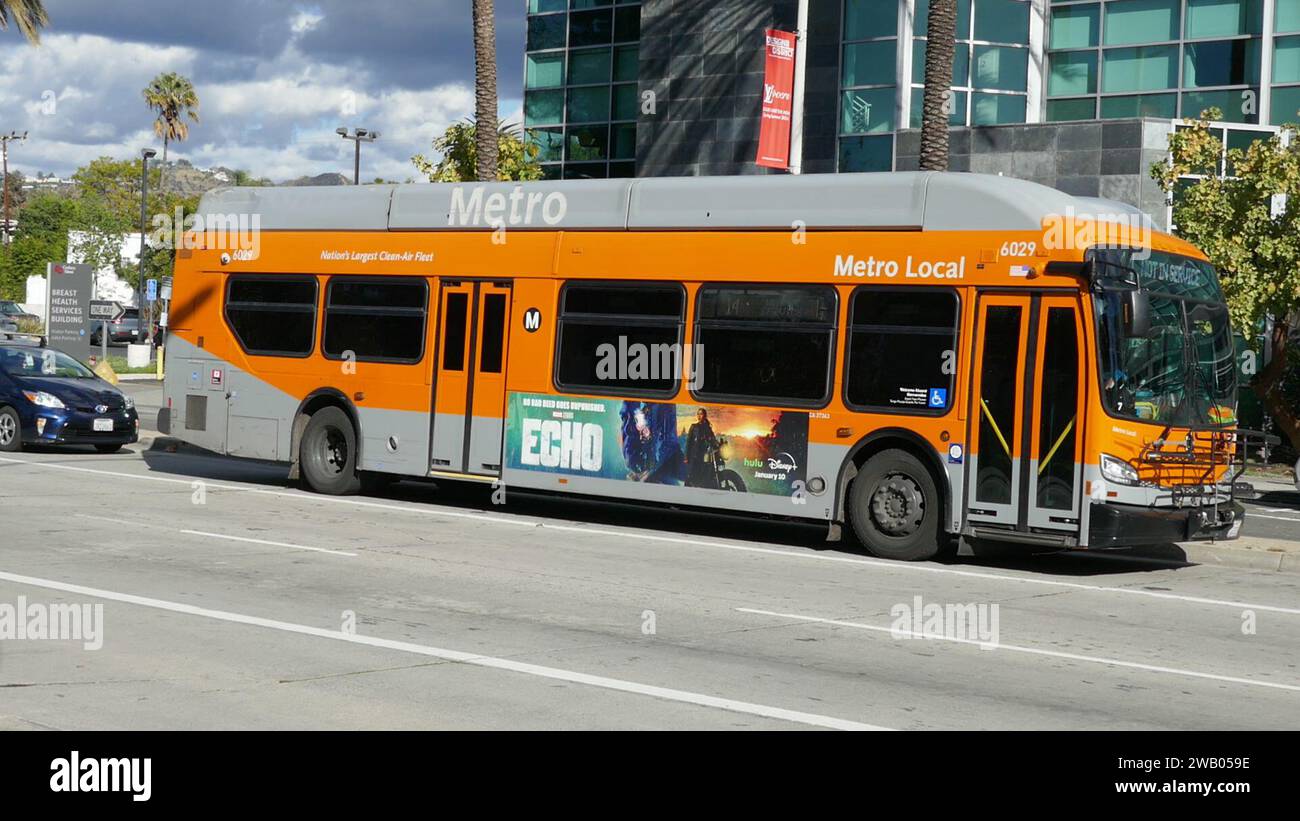 Los Angeles, California, USA 3rd January 2024 Echo Bus on January 3 ...