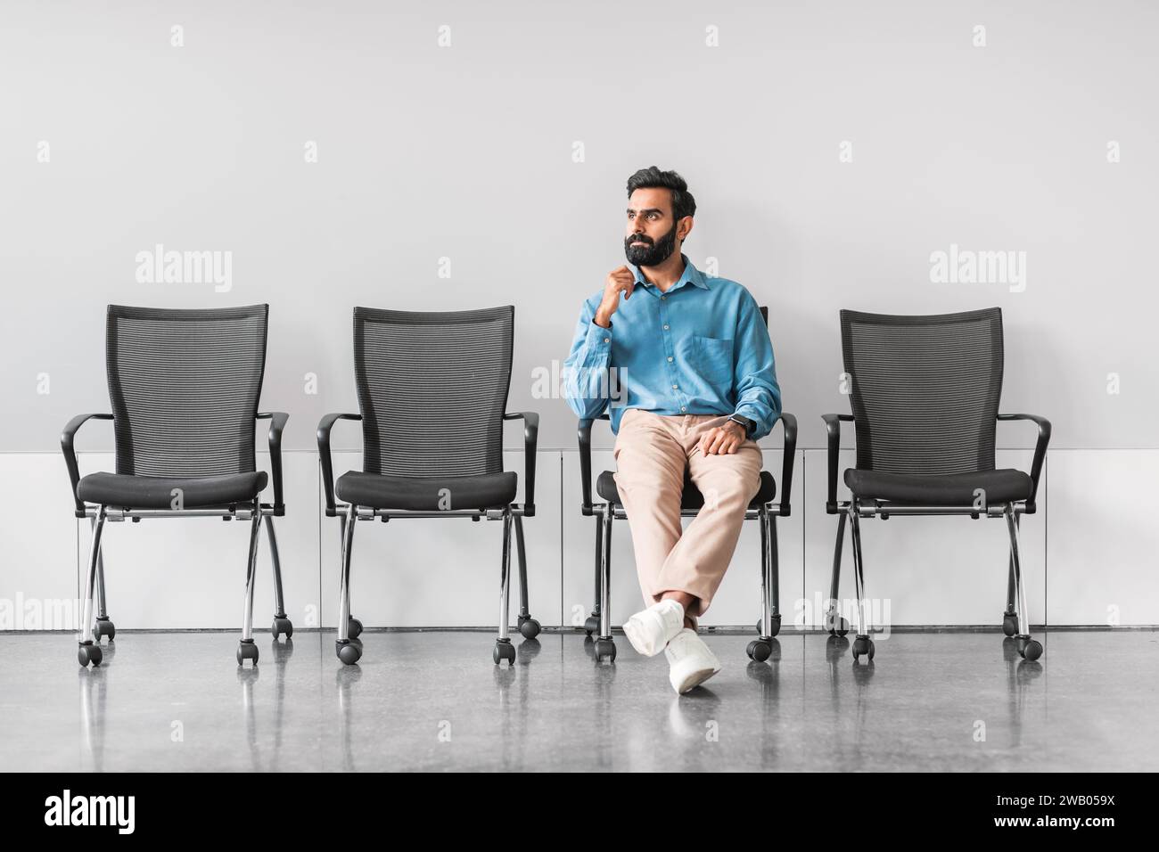 Indian man thinking hi-res stock photography and images - Alamy