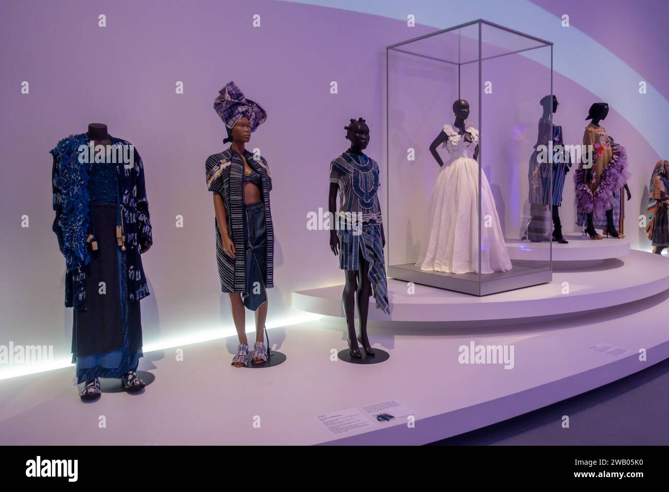 Africa Fashion exhibition at the Brooklyn Museum in Brooklyn NYC Stock