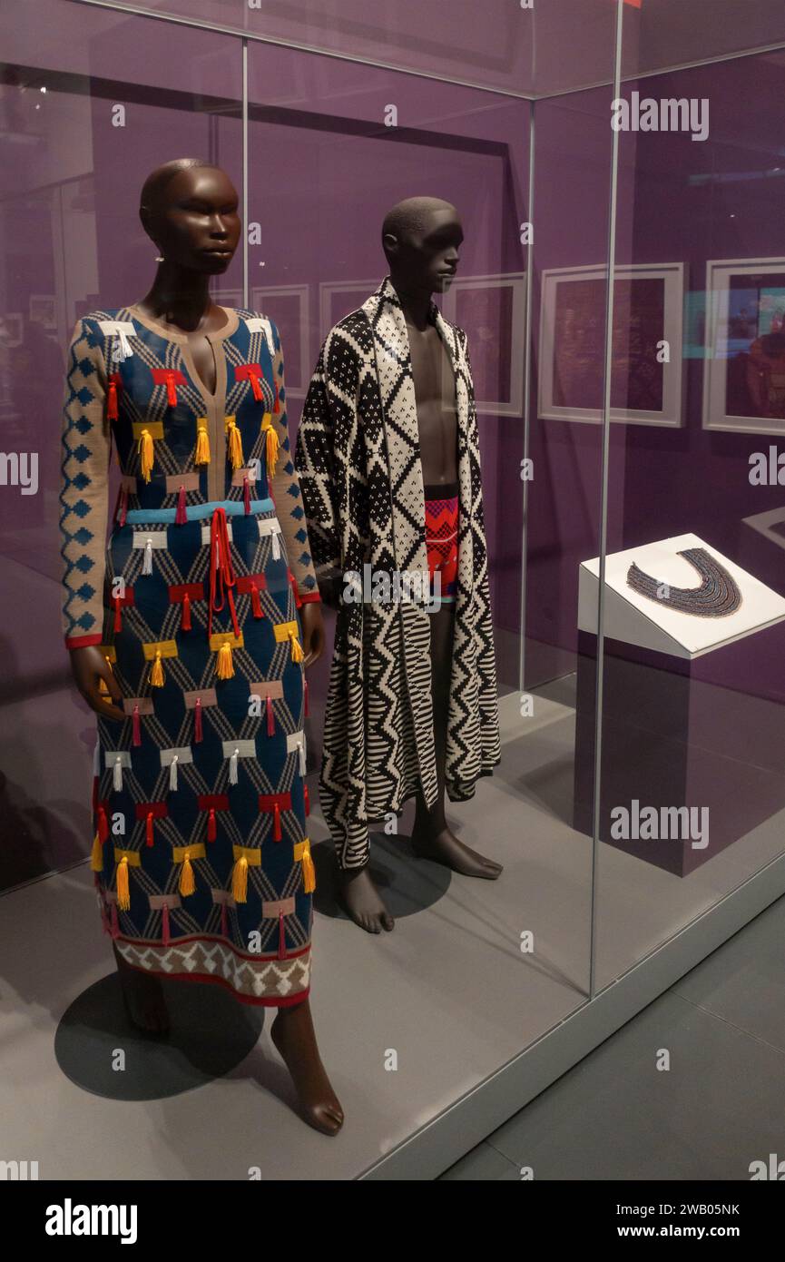 Africa Fashion exhibition at the Brooklyn Museum in Brooklyn NYC Stock