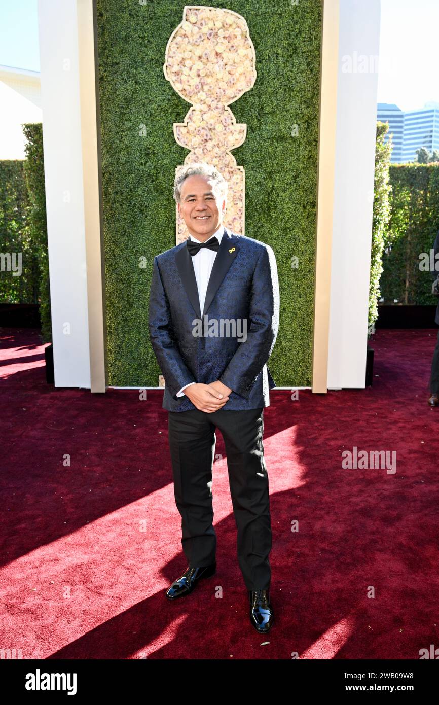 John Ortiz at the 81st Golden Globe Awards held at the Beverly Hilton Hotel on January 7, 2024 in Beverly Hills, California. Credit: PMC/Alamy Live News Stock Photo