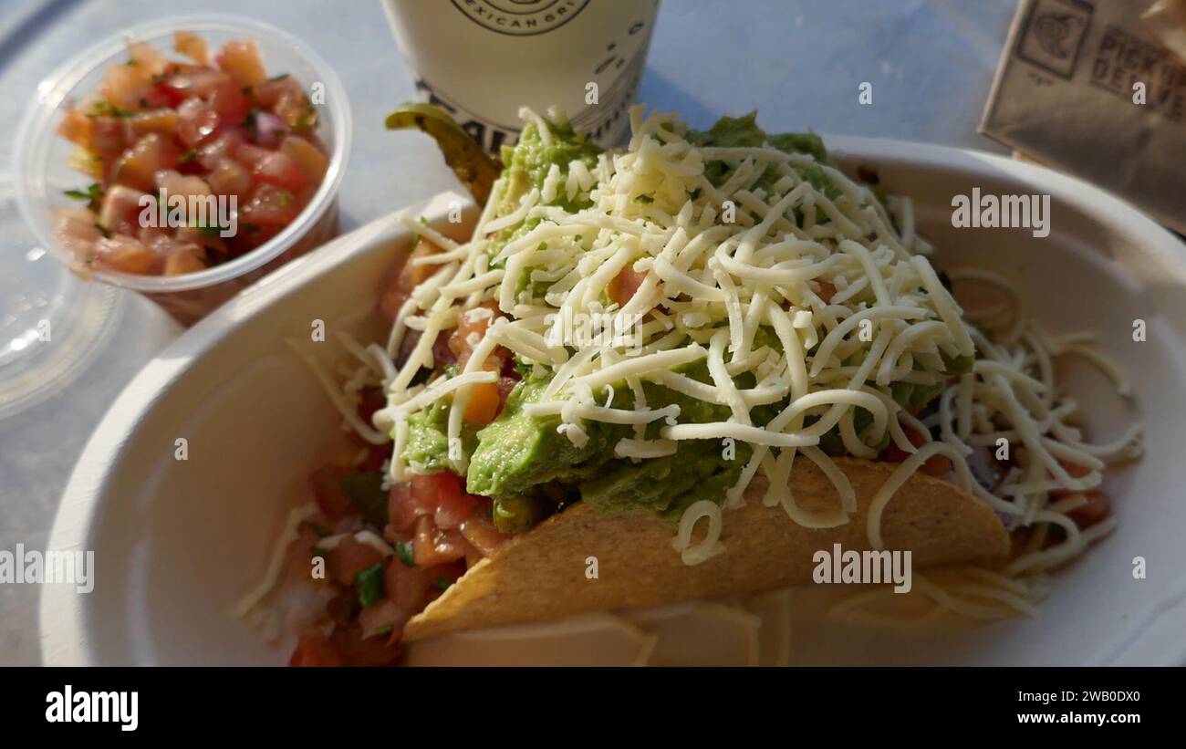 Burbank, California, USA 29th December 2023 Chipotle Tacos on December 29, 2023 in Burbank