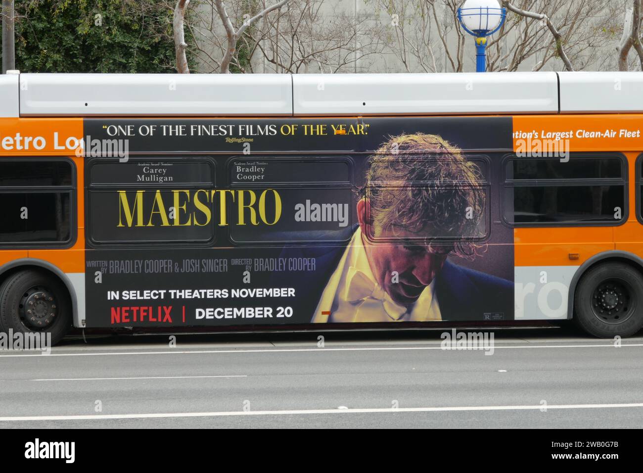 Los Angeles, California, USA 1st January 2024 Maestro Bus with Bradley ...