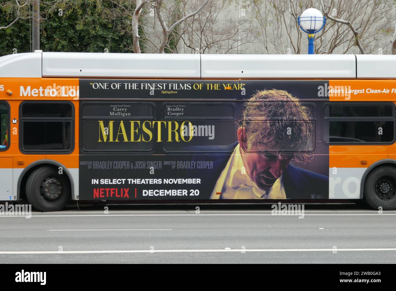 Los Angeles, California, USA 1st January 2024 Maestro Bus with Bradley ...