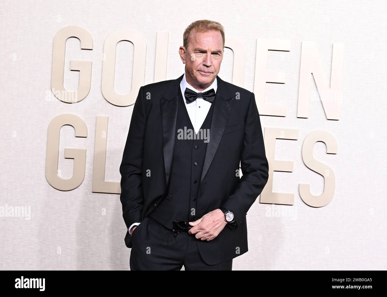 Beverly Hills, United States. 07th Jan, 2024. Kevin Costner at the 81st