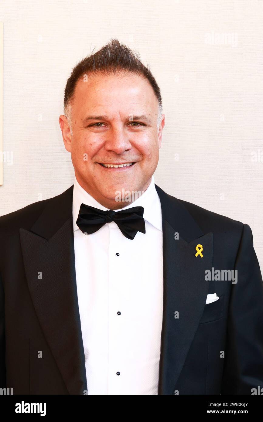 Beverly Hills, United States. 07th Jan, 2024. Jon Weinbach at the 81st Golden Globe Awards held at the Beverly Hilton Hotel on January 7, 2024 in Beverly Hills, California. Credit: PMC/Alamy Live News Stock Photo