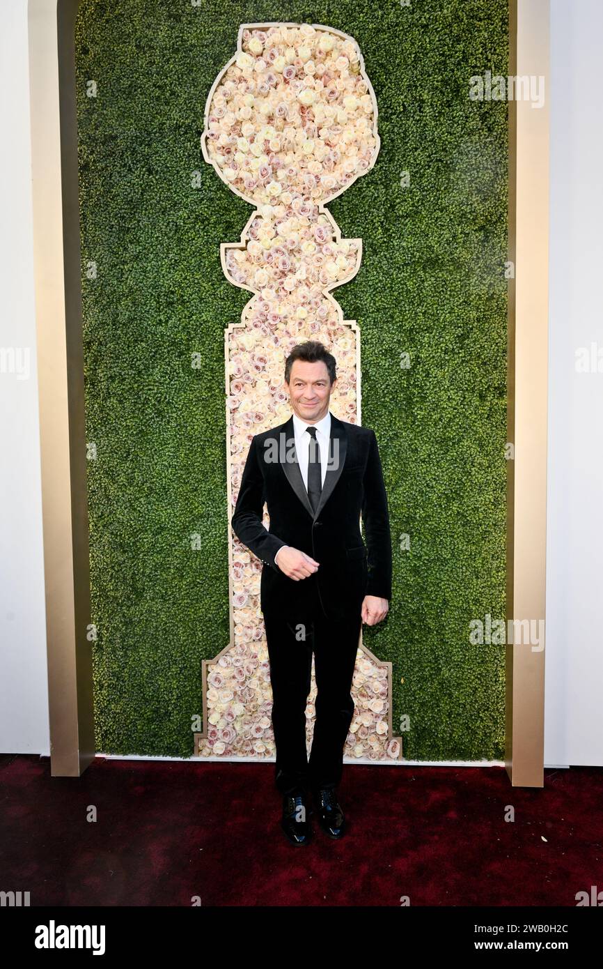 Dominic West at the 81st Golden Globe Awards held at the Beverly Hilton