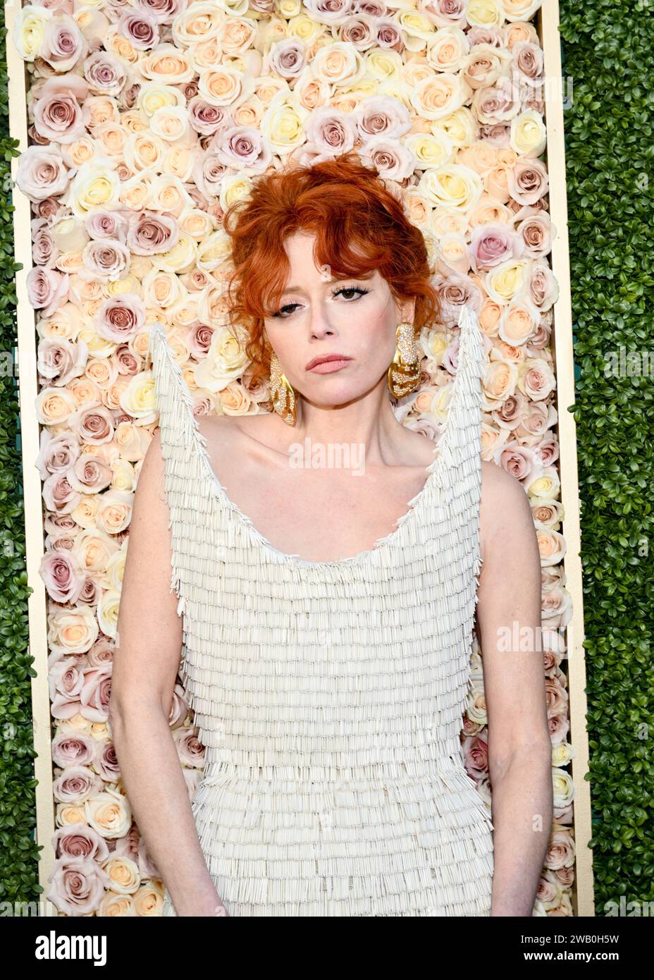 natasha lyonne golden globes 2024 dress Natasha Lyonne at the 81st Golden Globe Awards held at the Beverly... News Photo