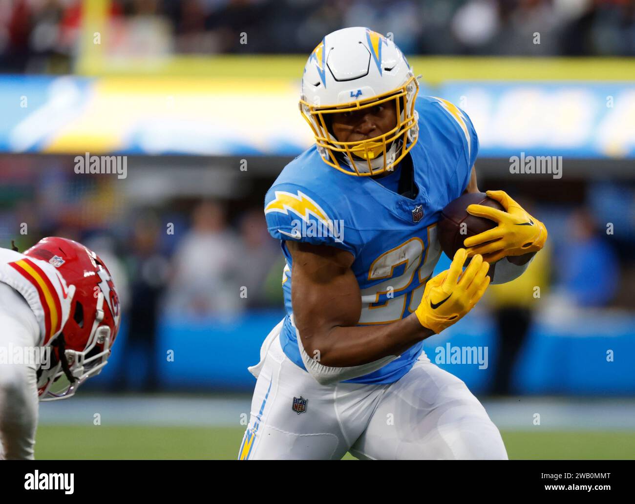 January 07, 2024 Los Angeles Chargers tight end Donald Parham Jr