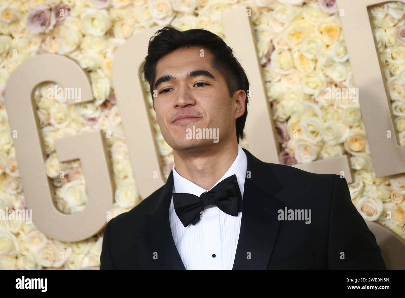 Owen Han at the 81st Golden Globe Awards held at the Beverly Hilton