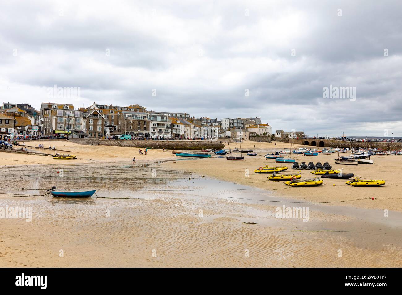 St Ives Cornish town and popular seaside holiday destination,England,UK,2023 Stock Photo