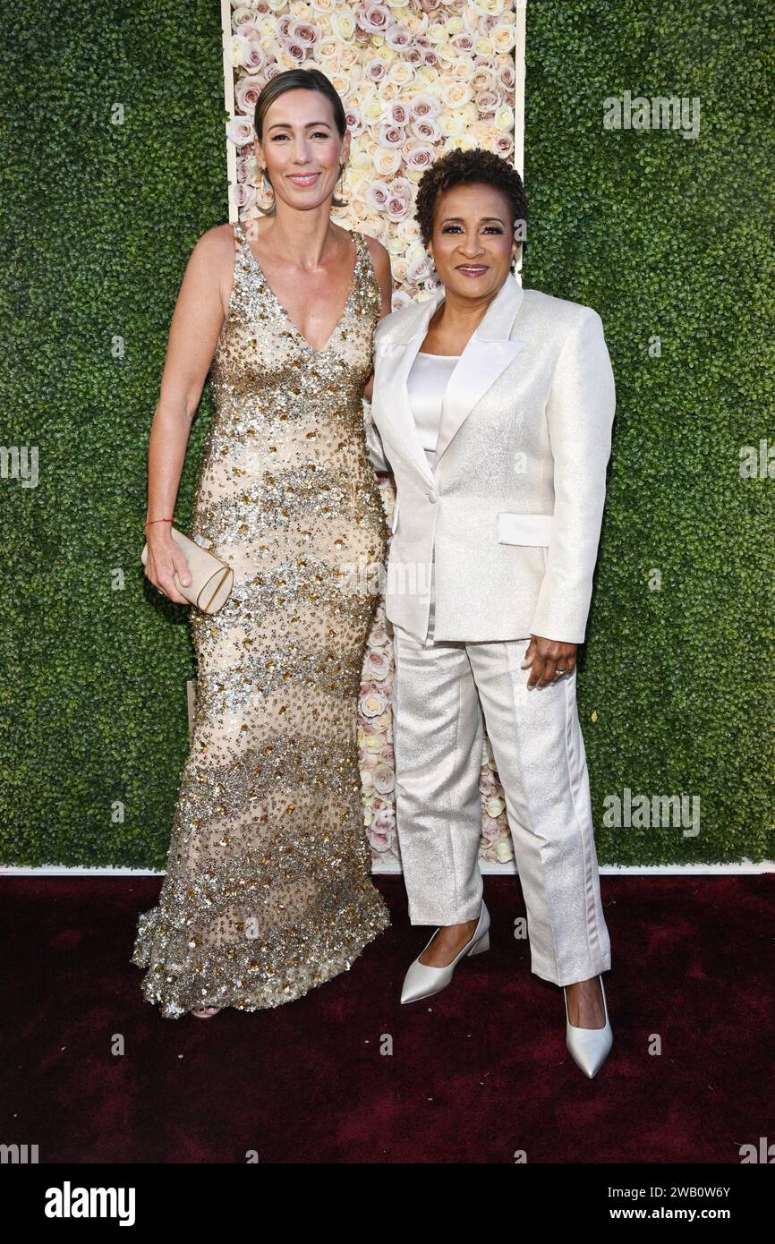 Beverly Hills, United States. 07th Jan, 2024. Alex Sykes (L) and Wanda