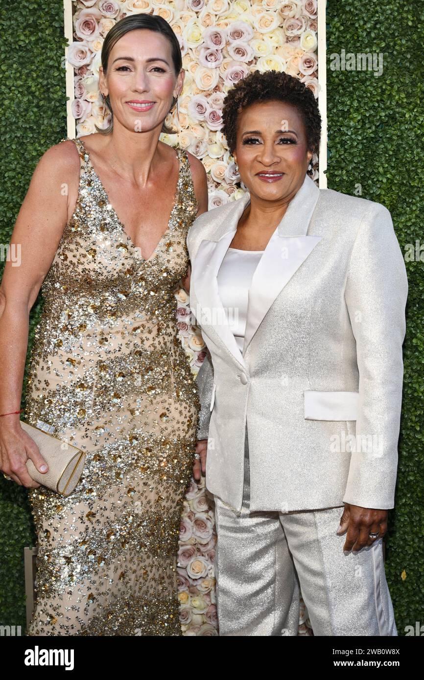 Beverly Hills, United States. 07th Jan, 2024. Alex Sykes (L) and Wanda