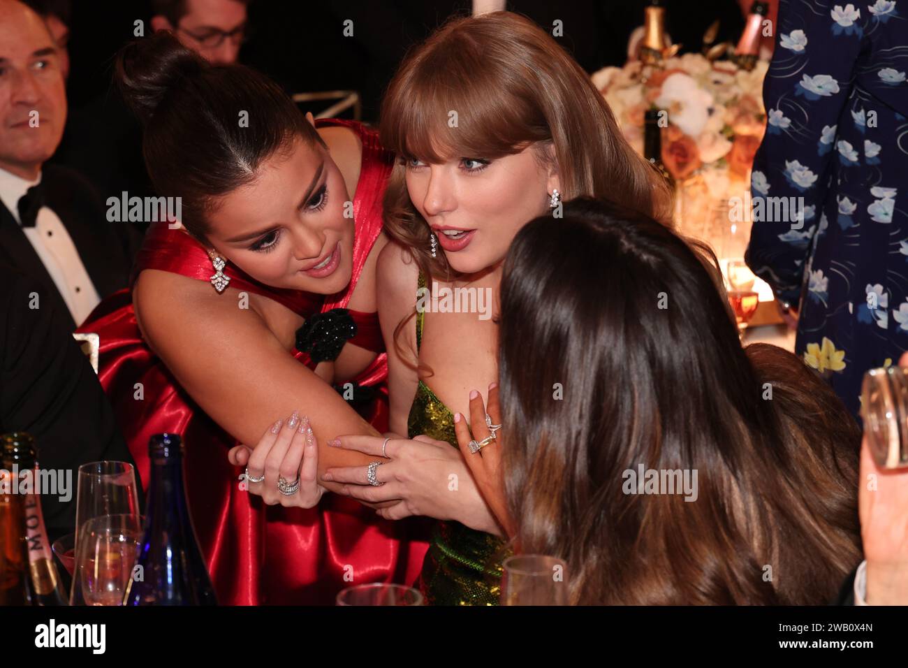 Beverly Hills, United States. 07th Jan, 2024. Selena Gomez and Taylor