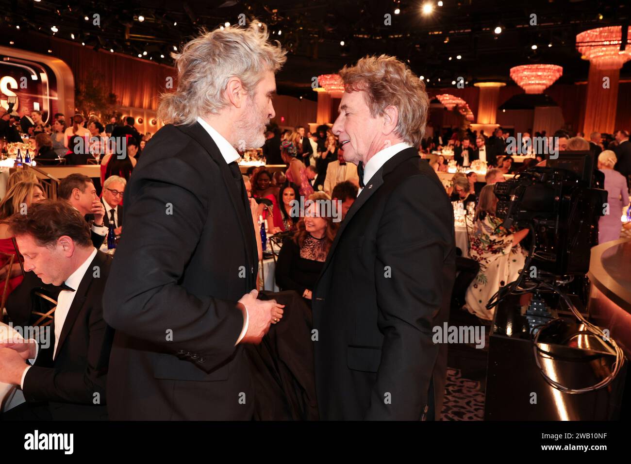 Beverly Hills, United States. 07th Jan, 2024. Joaquin Phoenix and